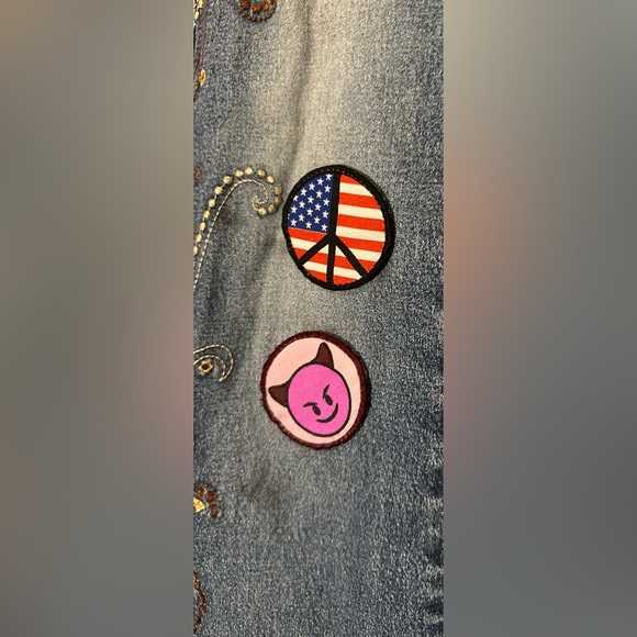 ✌️☮️🕊️Vintage Boho Z Cavaricci jeans - Picture 7 of 10